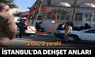 Arnavutköy’deki çatışmada silah sesleri kamerada