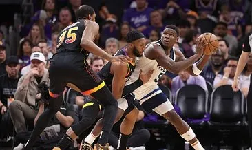 NBA play-off’larında Timberwolves, Suns’ı yenerek seriyi 3-0 yaptı