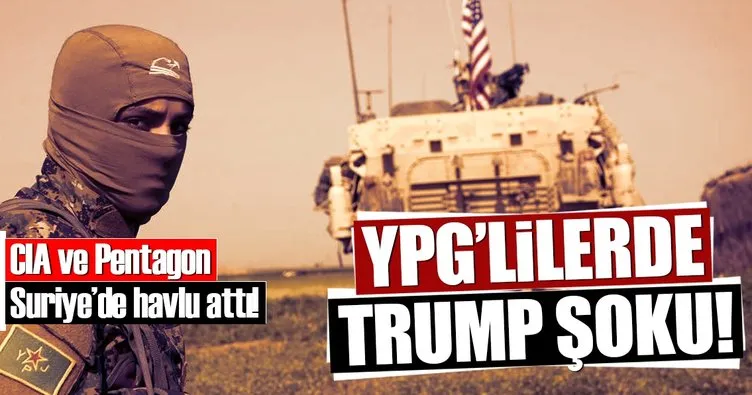 YPG’lilerde Trump şoku!
