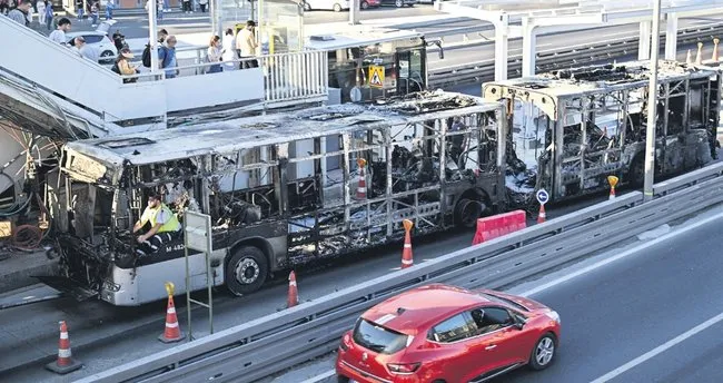 Metrobüste faciaya ramak kaldı