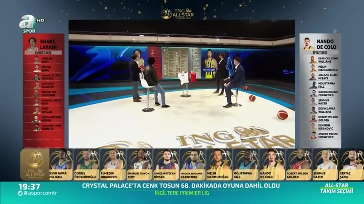 ING All-Star'da kadrolar belli oldu