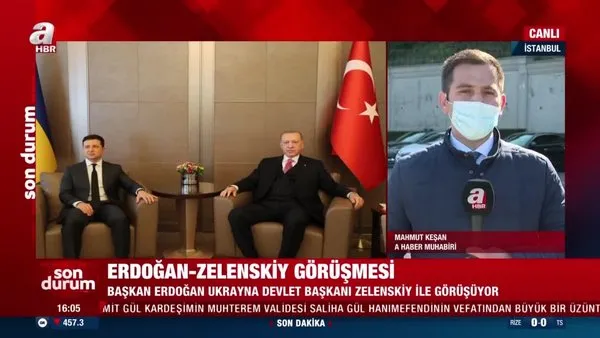 Son dakika: Huber Köşkü'nde kritik zirve! Başkan Erdoğan-Zelenskiy görüşmesi başladı