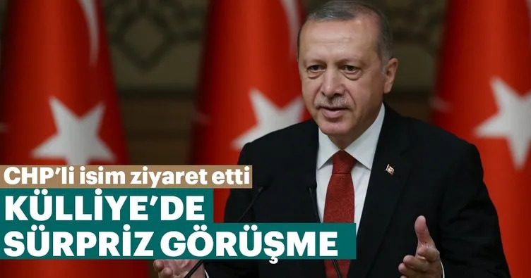 İlhan Kesici, Cumhurbaşkanı Erdoğan’ı Külliye’de ziyaret etti