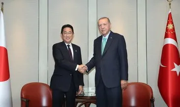 Başkan Erdoğan, Japonya Başbakanı Kişida Fumio’yu kabul etti