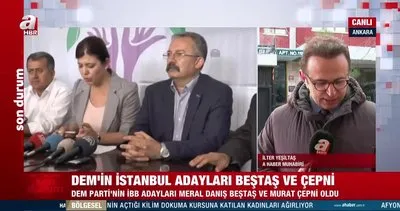 DEM Parti’nin İstanbul adayları Meral Danış Beştaş ve Murat Çepni oldu | Video
