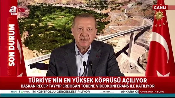 Son dakika: Cumhurbaşkanı Erdoğan'dan Botan Çayı Beğendik Köprüsü açılışında önemli açıklamalar | Video