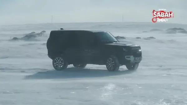 Çıldır Gölü'nde kar ve buz üstünde inanılmaz performans | Video