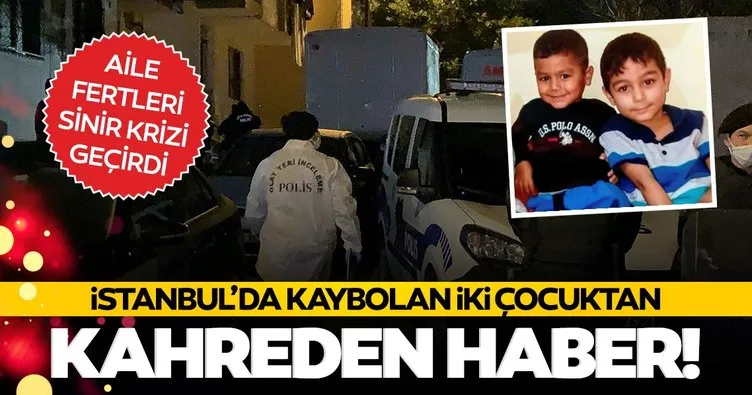 Çekmeköy’de öğleden bu yana kayıp olan iki çocuk ölü bulundu