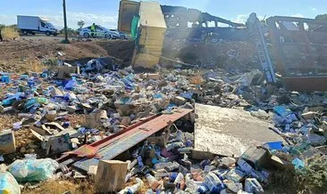 Antalya’da iki TIR kafa kafaya çarpıştı! 1 ölü 1 yaralı #antalya