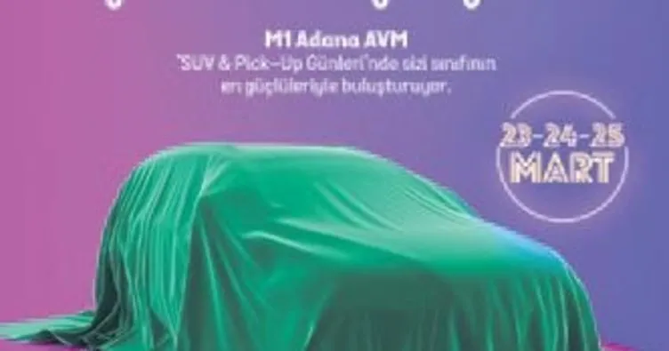 M1 Adana AVM’de SUV ve Pick-Up fuarı