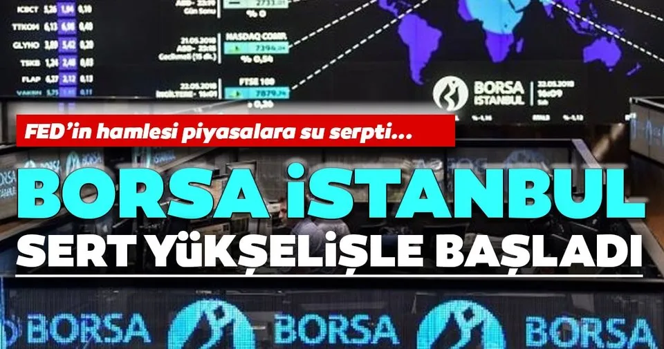 Borsa Istanbul Gune Sert Yukselisle Basladi Son Dakika Haberler