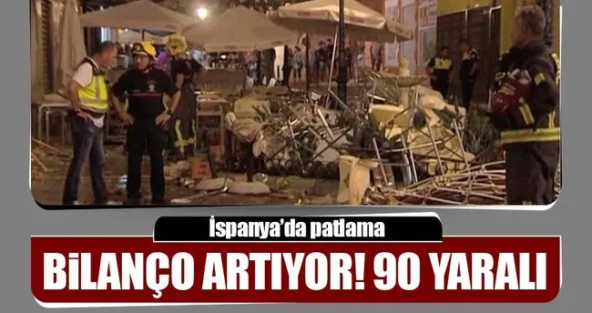 İspanya’da patlama 90 yaralı!