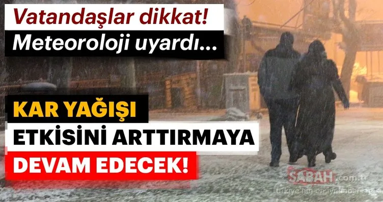Meteoroloji’den son dakika kar yağışı ve hava durumu uyarısı geldi! – İstanbul okullar tatil olacak mı?