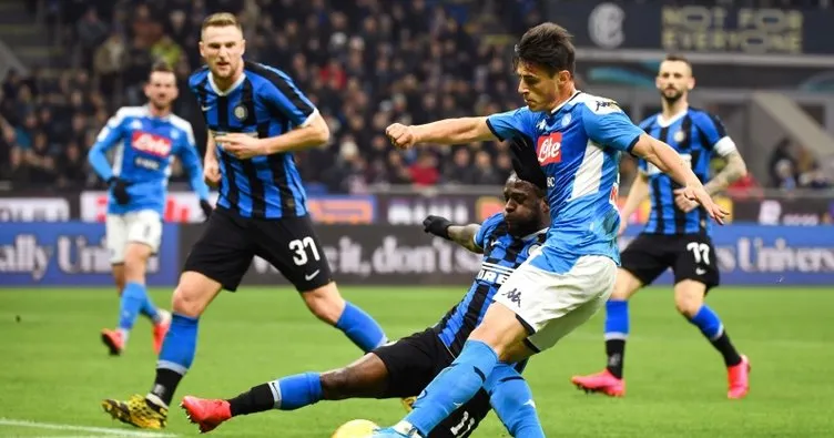 Eljif Elmas oynadı, Napoli avantajı yakaladı! Inter 0 - 1 Napoli MAÇ SONUCU