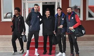 Sivasspor, Fiorentina maçı için İtalya’ya hareket etti