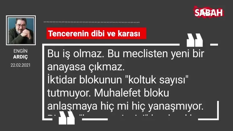 Engin Ardıç | Tencerenin dibi ve karası