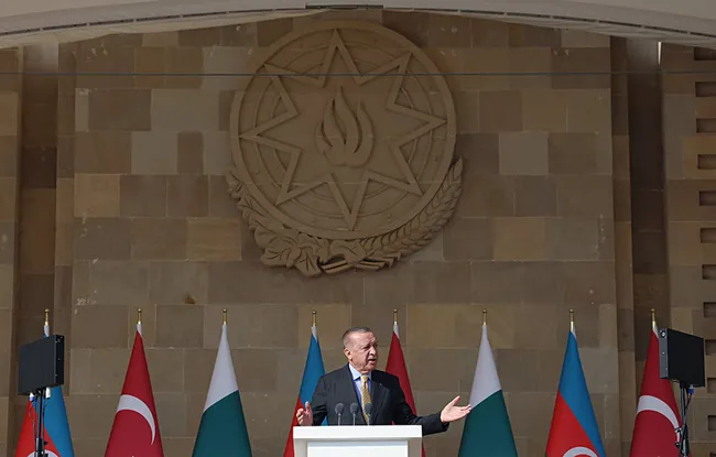 Karabağ Zaferi'nin 5. yılı! Başkan Erdoğan'dan Bakü'de tarihi açıklamalar: Karabağ Zaferi, Türk dünyası için gurur!