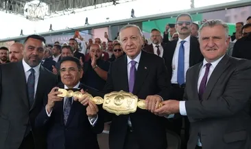 Başkan Erdoğan, Yağlı Güreş Cumhurbaşkanlığı Kupası finalini izledi