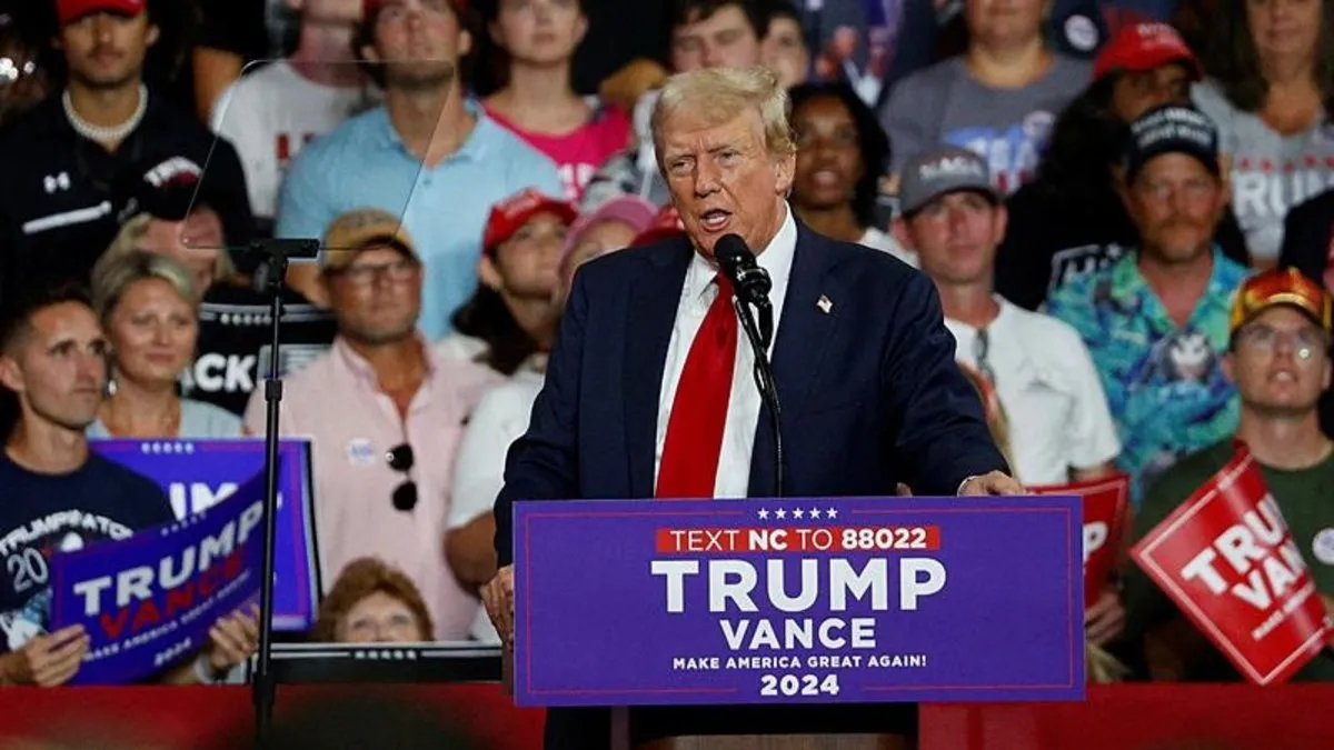 Trump, Kamala Harris’i hedef aldı: ABD’yi yok edecek radikal solcu bir deli