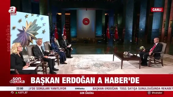Son Dakika: Başkan Erdoğan'dan ATV, A Haber ve A Para ortak yayınında önemli açıklamalar | Video