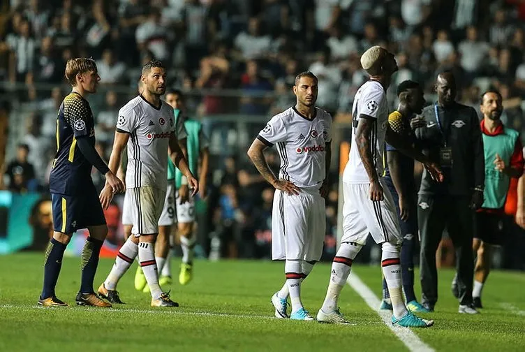 Beşiktaş - RB Leipzig maçından kareler