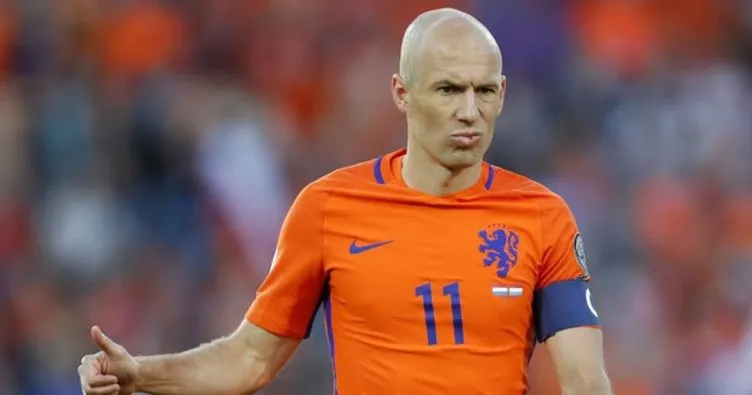 Arjen Robben milli takımı bıraktı!