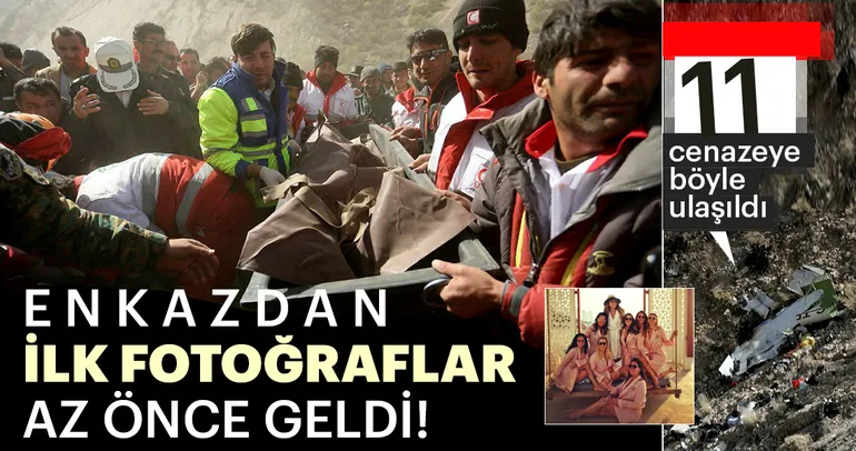 İran'da düÅ?en özel Türk uçaÄ?ı'ndan ilk görüntüler