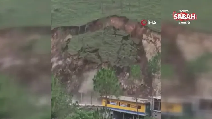 Hindistan’da sel ve toprak kayması: 1 ölü, 6 kayıp | Video