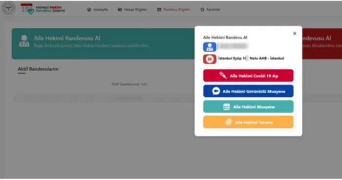 mhrs corona virus asi randevusu alma