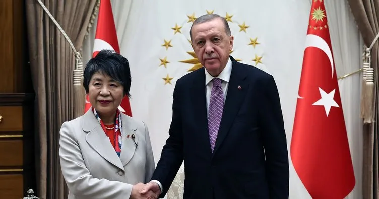 Başkan Erdoğan Japonya Dışişleri Bakanı Yoko’yu kabul etti
