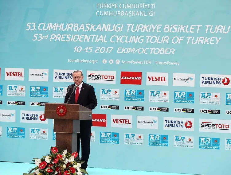 Cumhurbaşkanı Erdoğan, Cumhurbaşkanlığı Bisiklet Turnuvası tanıtım toplantısına katıldı
