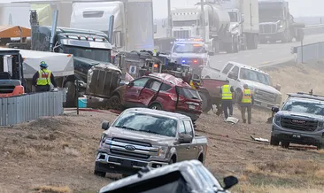 ABD’de 30’dan fazla araç birbirine girdi