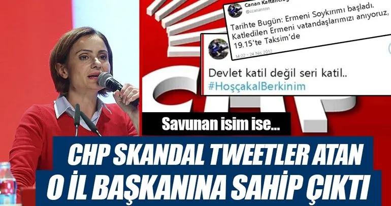 CHP skandal tweetler atan o il başkanına sahip çıktı