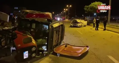 Ankara Çubuk’ta trafik kazası: 1 yaralı | Video