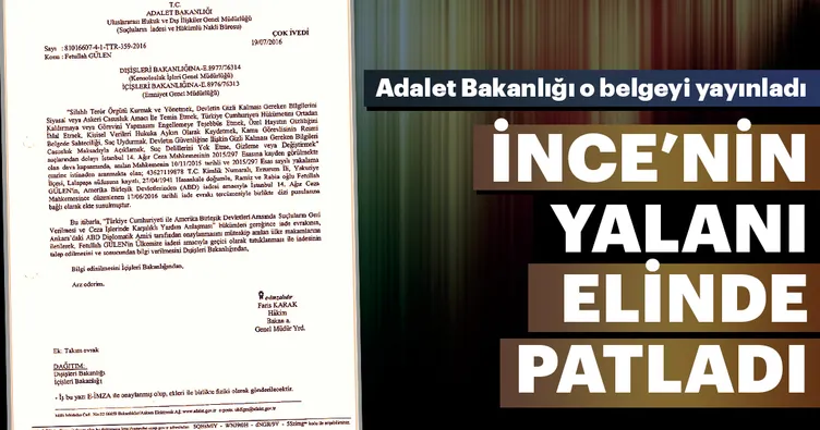 İnce’nin yalanı elinde patladı