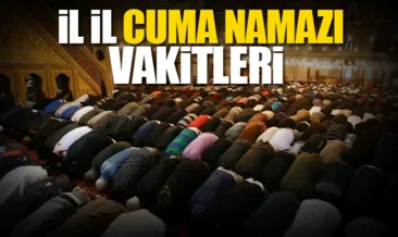 Cuma namazı saat kaçta kılınacak? - 13 Ekim il il ezan vakitleri ve Cuma namazı saatleri