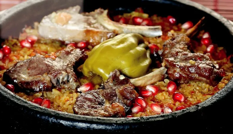 Güveçte Bulgur Pilavı