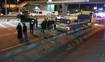D-100 karayolunda zincirleme kaza! Trafik durma noktasına geldi #kocaeli
