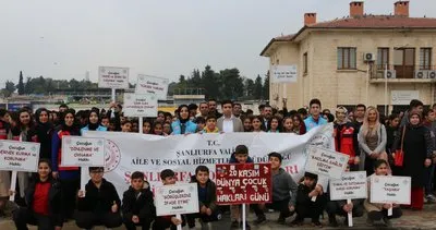 Şanlıurfa’da farkındalık yürüyüşü #sanliurfa