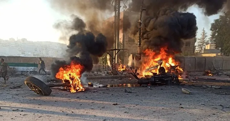 Son Dakika: Afrin’de bomba yüklü araç patladı: 9 ölü