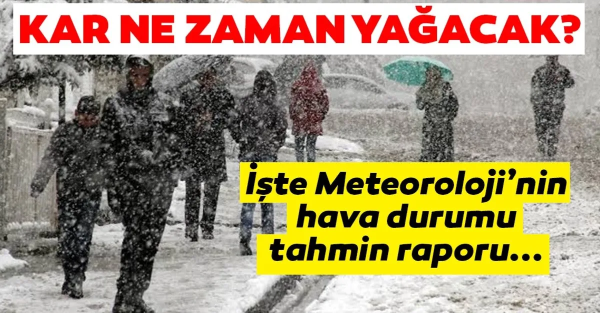 Meteoroloji Den Son Dakika Hava Durumu Ile Sis Uyarisi Geldi Ankara Ve Istanbul Da Ne Zaman Kar Yagacak Iste Detaylar En Son Haber