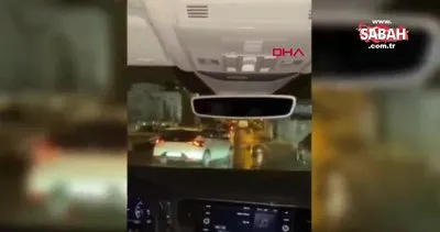 Ataşehir’de asker konvoyunda tehlikeli anlar | Video