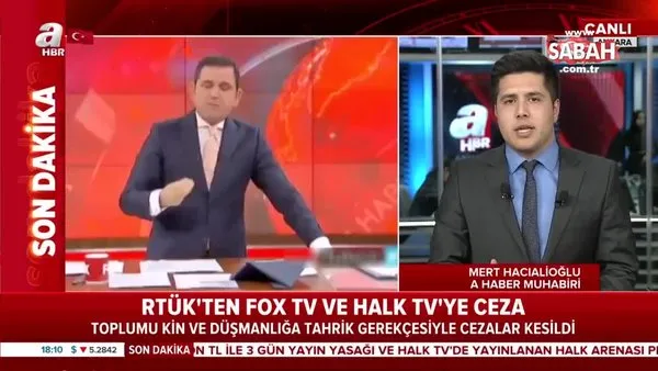 Rtuk Ten Fox Tv Ve Halk Tv Ye Ceza Videosunu Izle Son Dakika Haberleri