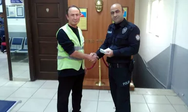 Ankara’da caddeyi süpürürken buldu