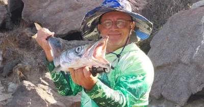 Bodrum’da balıkçı 1 metrelik Turna Balığını yakaladı