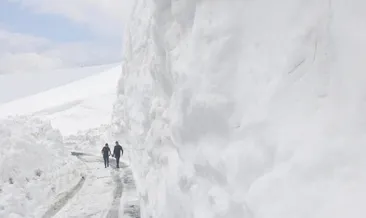 Mayısta 10 metre kar