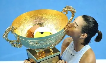 Çin Açık’ta şampiyon Caroline Garcia oldu