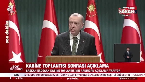 Son dakika: Kabine Toplantısı sona erdi! Başkan Erdoğan'dan önemli açıklamalar: Tüm taraflarla konuşabilen ülkeyiz | Video