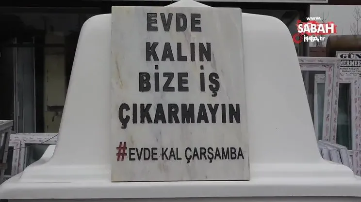 Artan vakalardan sonra mezar taşı ile tekrar çağrı yaptı: