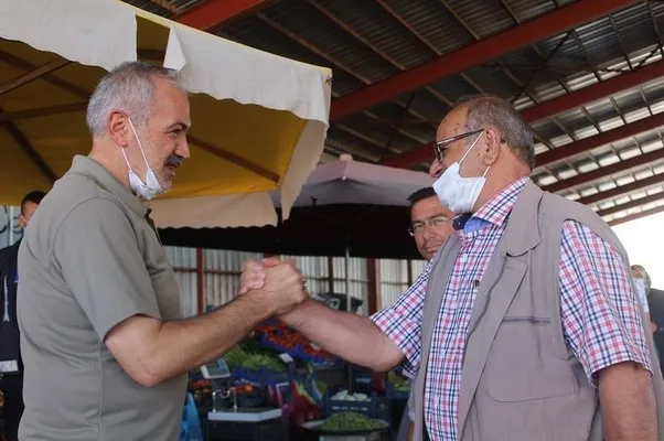 Başkan Coşar Pazarcı esnafını ziyaret etti